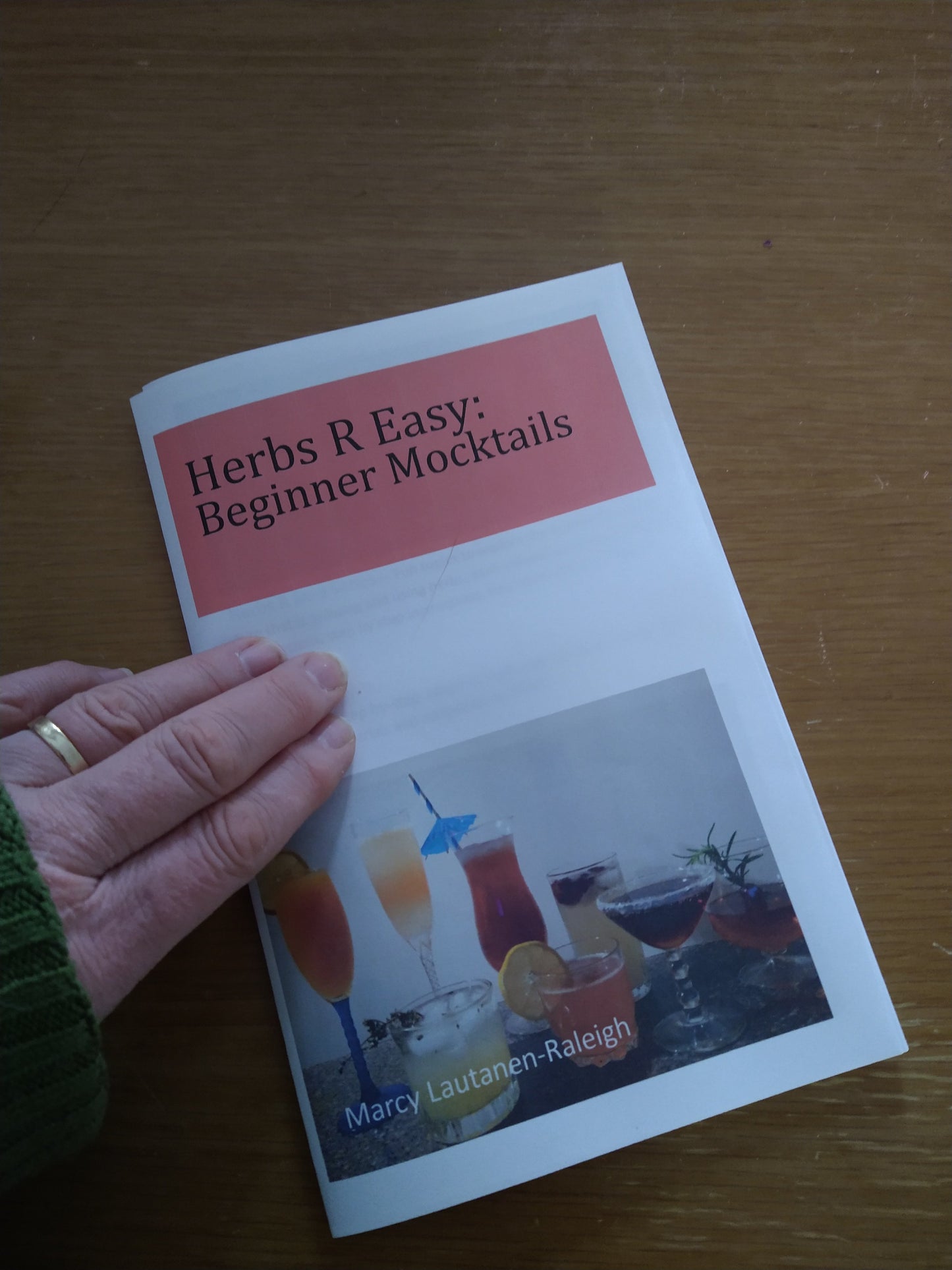 Beginner Mocktails - Herbs R Easy series by Marcy Lautanen-Raleigh