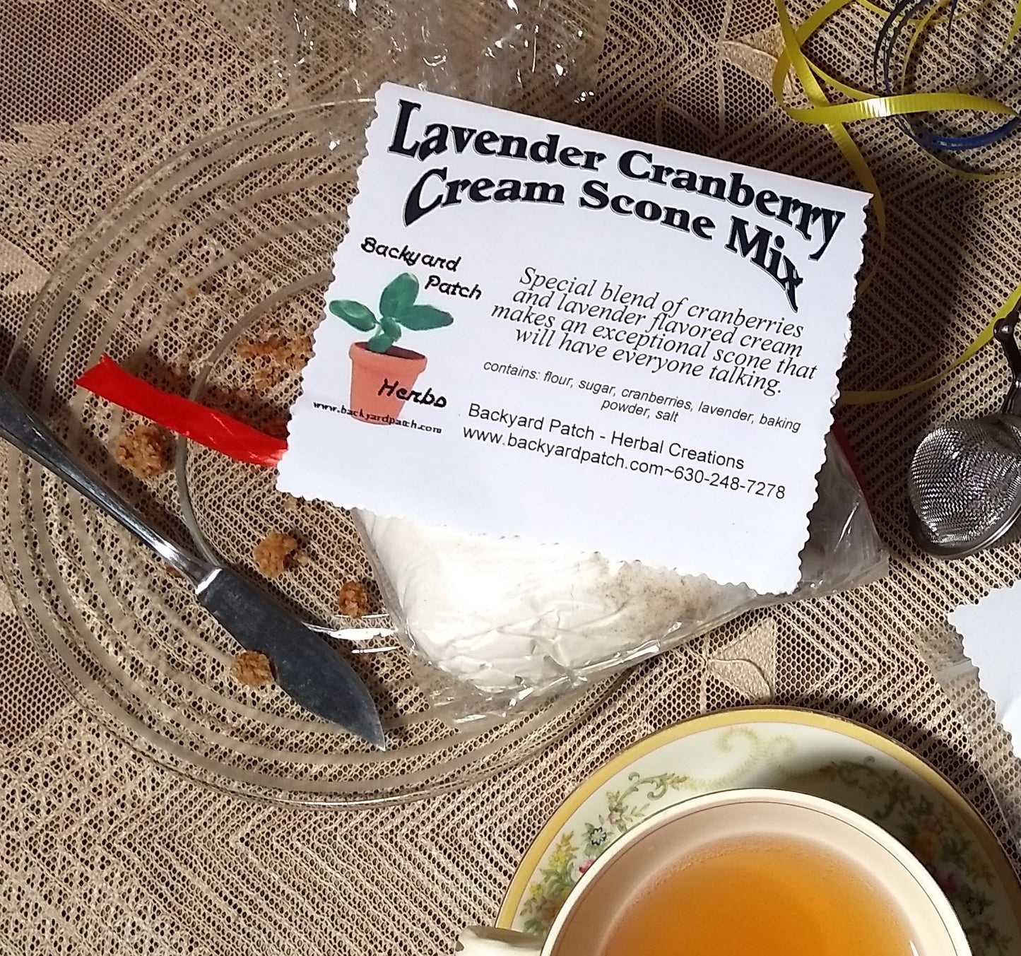 Set of 3 Dry Herb Flavored Scone Mixes up to 3 dozen scones