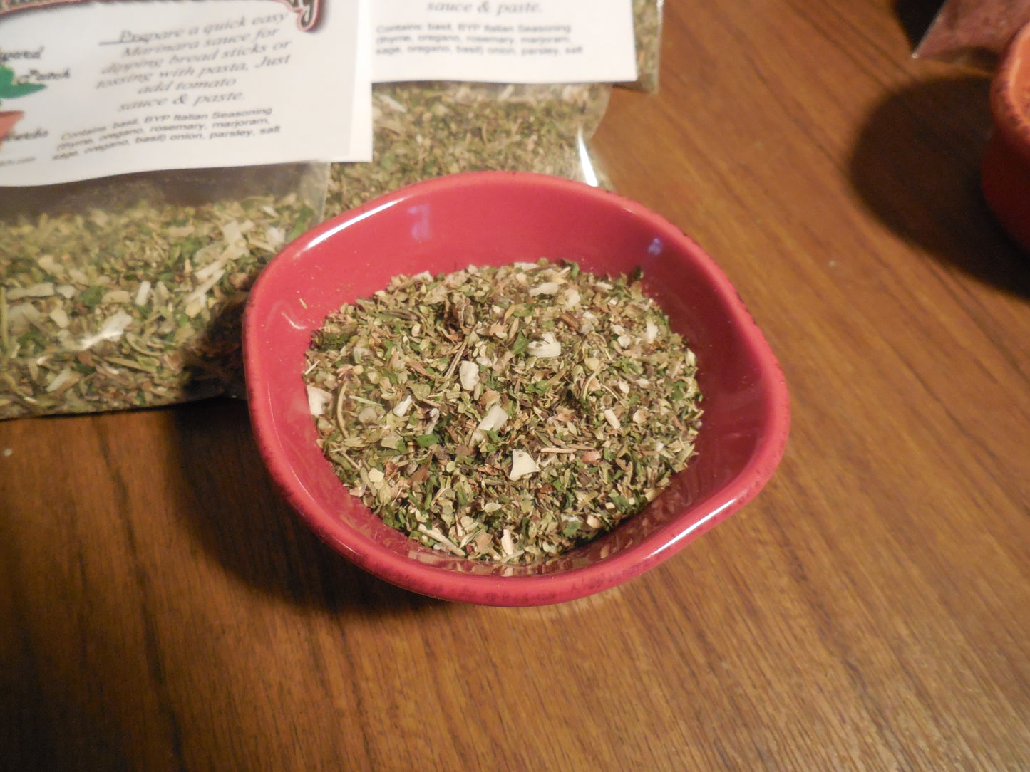 Marinara Sauce Mix, Hand-blended dry herb seasoning mix, gluten free, vegan