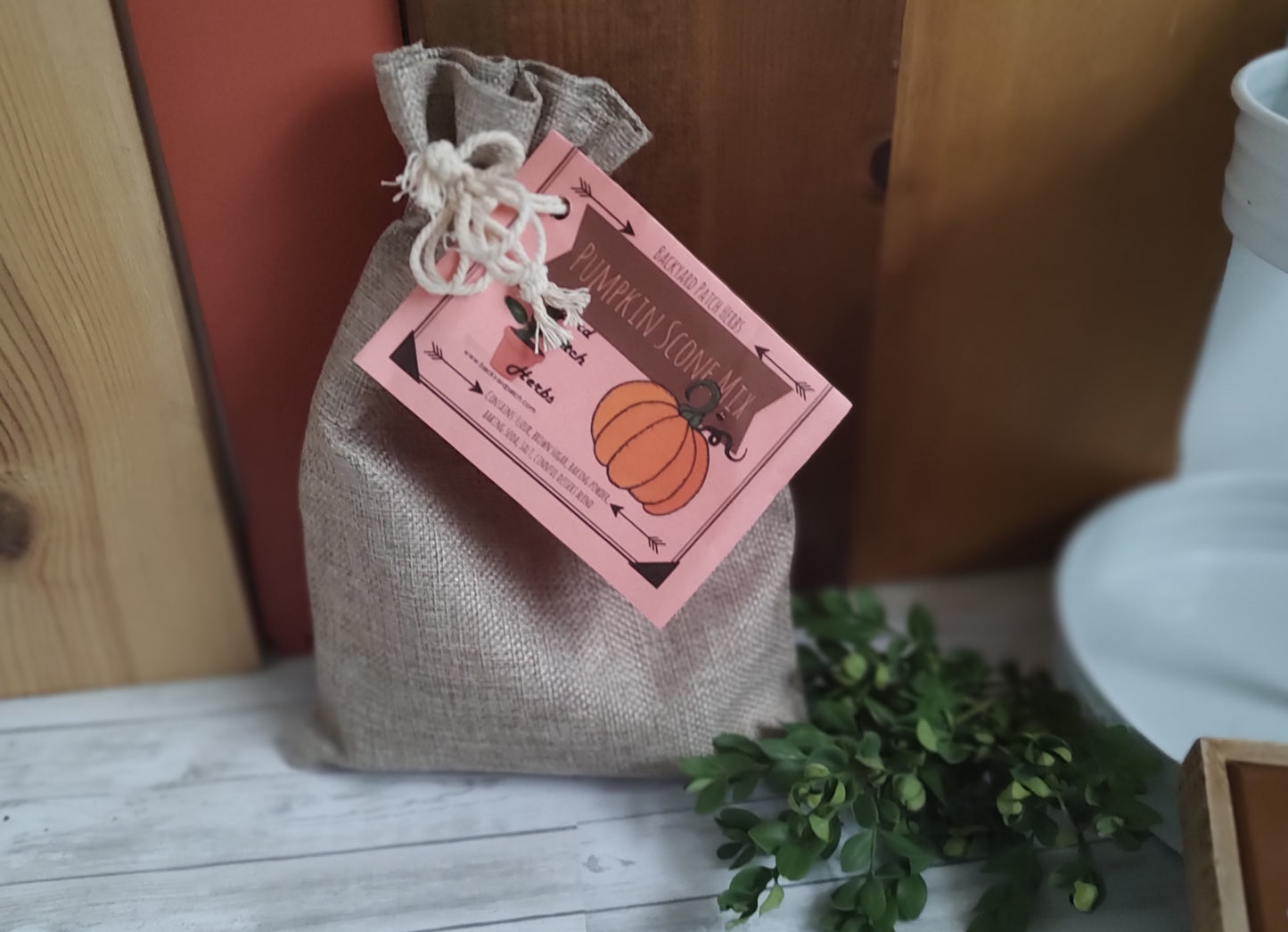 Pumpkin Scone Dry Mix, add your own pumpkin for a seasonal treat