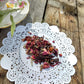 Hibiscus Rose Blush Loose Herbal Tea, rose hips, hibiscus, sage, no caffeine