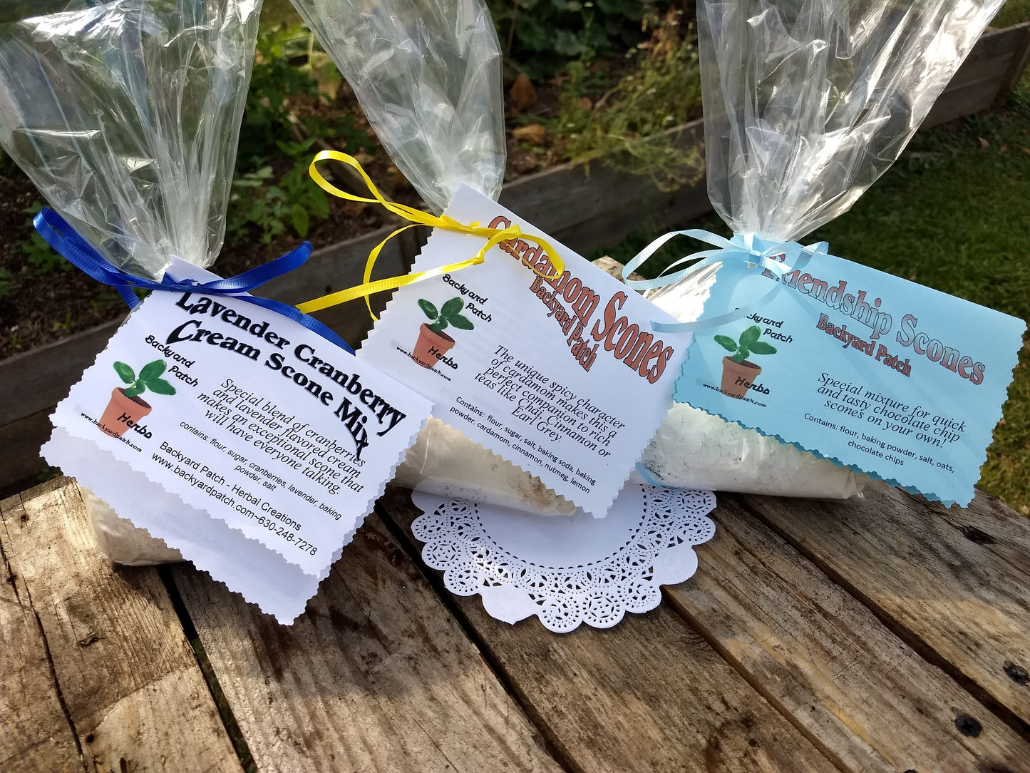 Set of 3 Dry Herb Flavored Scone Mixes up to 3 dozen scones