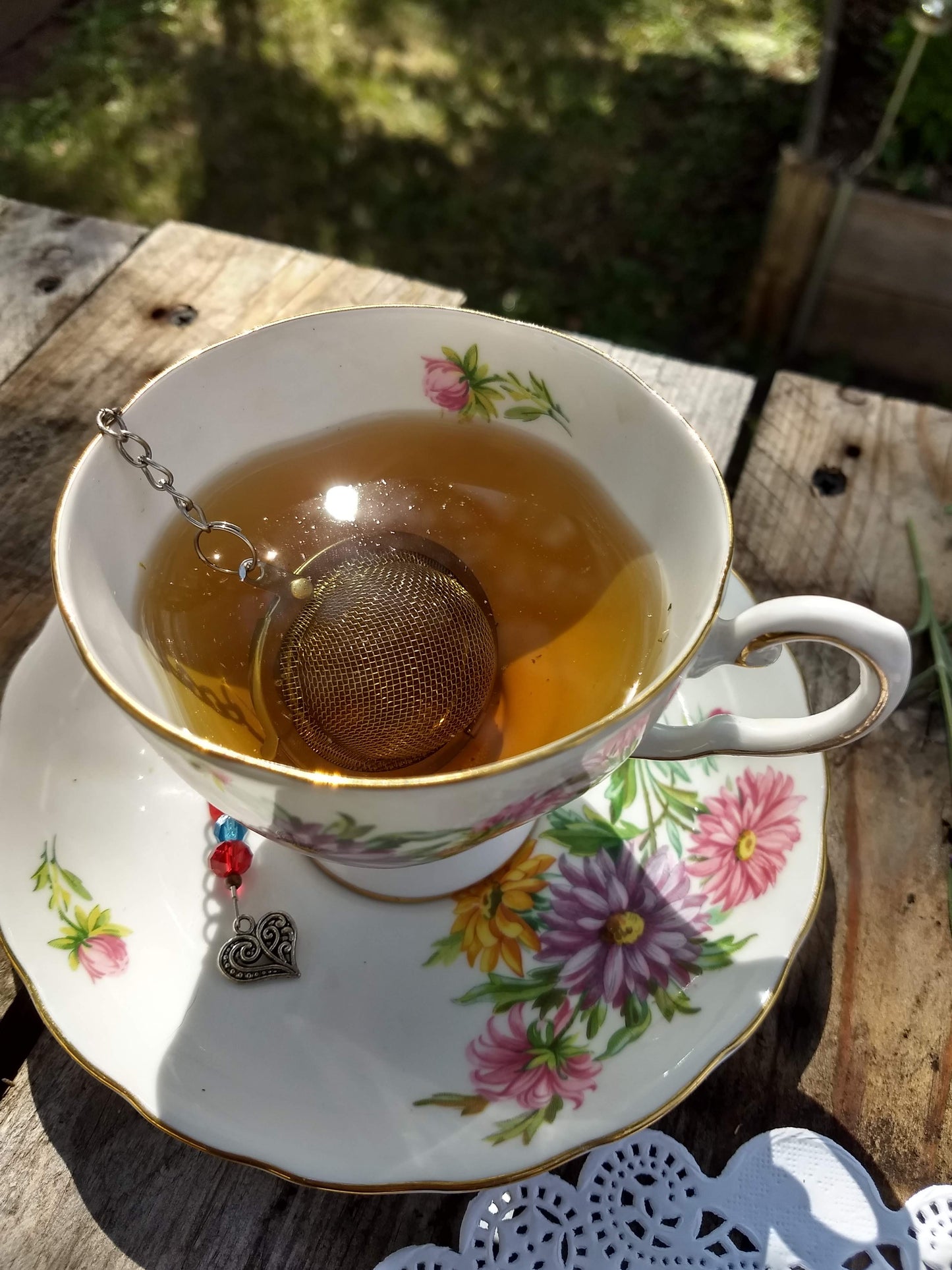 Shakespeare Loose Herbal Tea, mint, marjoram, savory, lavender, no caffeine, hand blended, Winter's Tale Tea