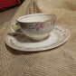 Collectible Vintage Tea Cup with Herbal Tea, hostess gift, Honey and Tea