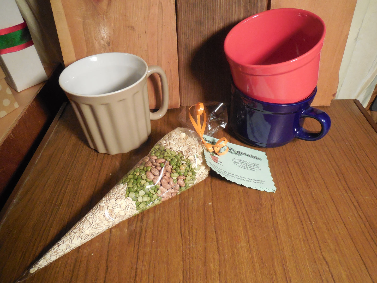 Barley Vegetable Soup Mix, Gourmet dry vegan soup mix, hand-blended, clean food, dry soup mix