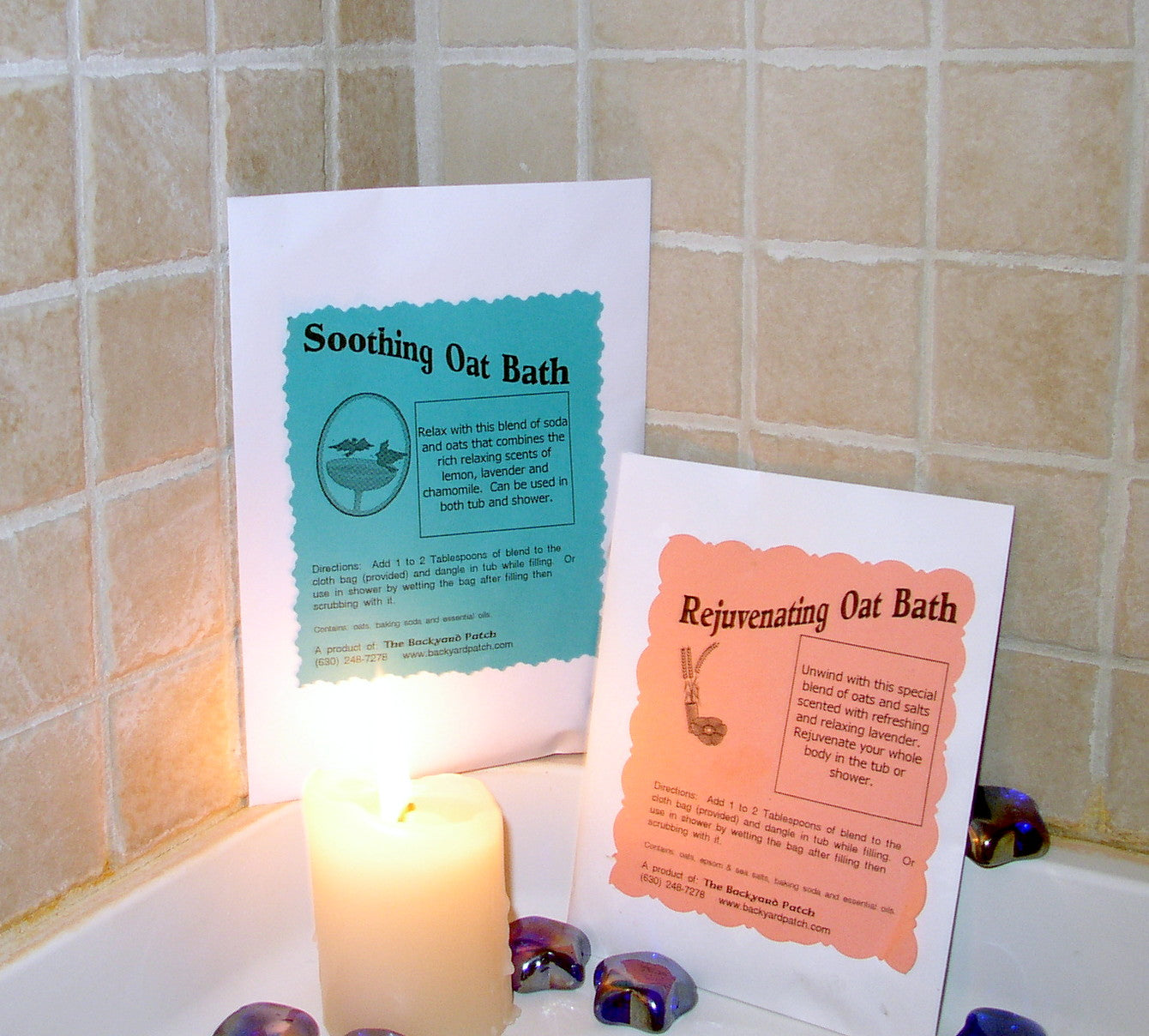 Herb infused Bath Bags, Bath Sachets, Tranquil bath, Shower Bags