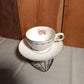 Collectible Vintage Tea Cup with Herbal Tea, hostess gift, Honey and Tea