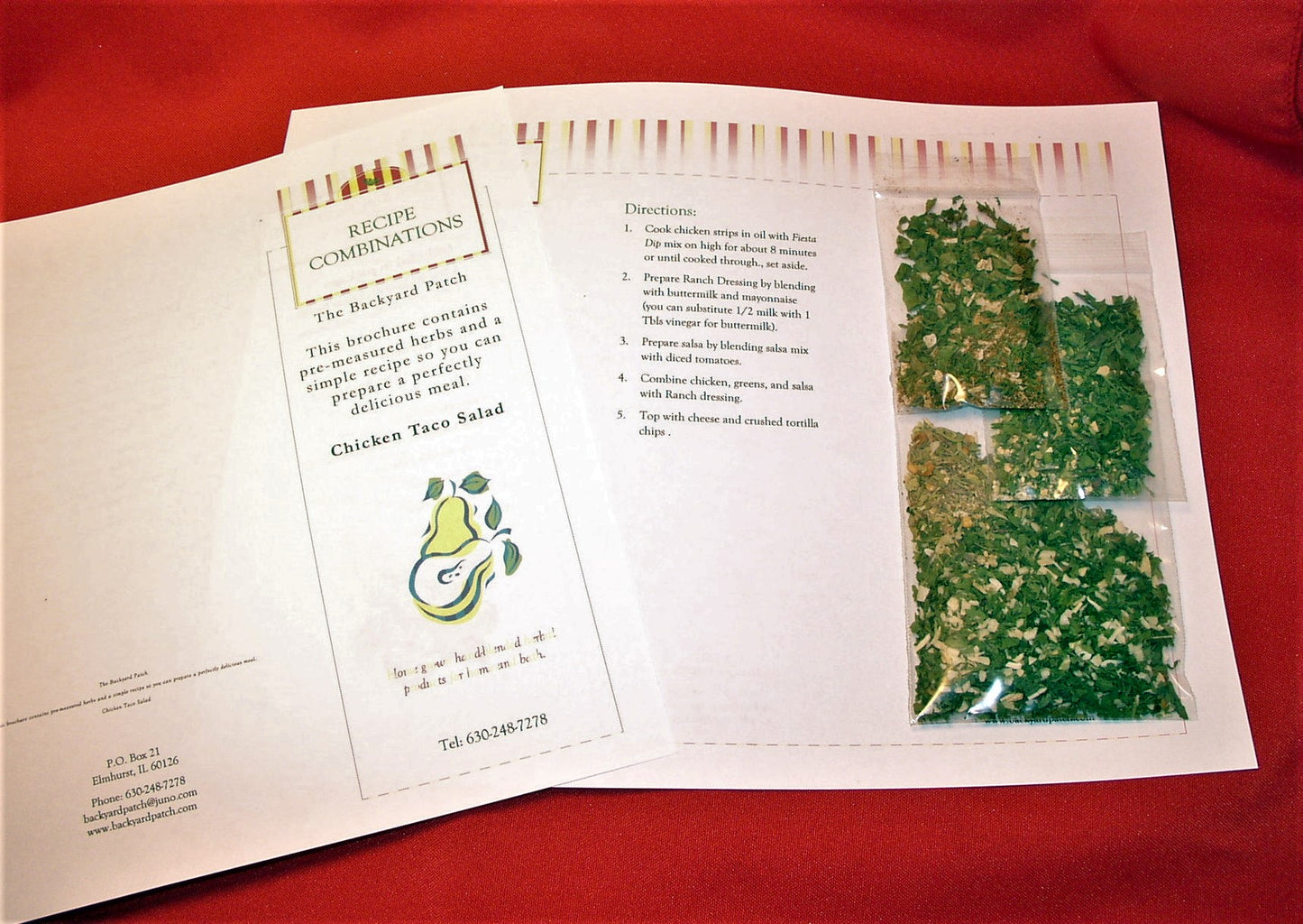 Make Gourmet Dinner at Home - Choose from these Recipes Kits with Herbs included, ready-to-make, let's you be a chef