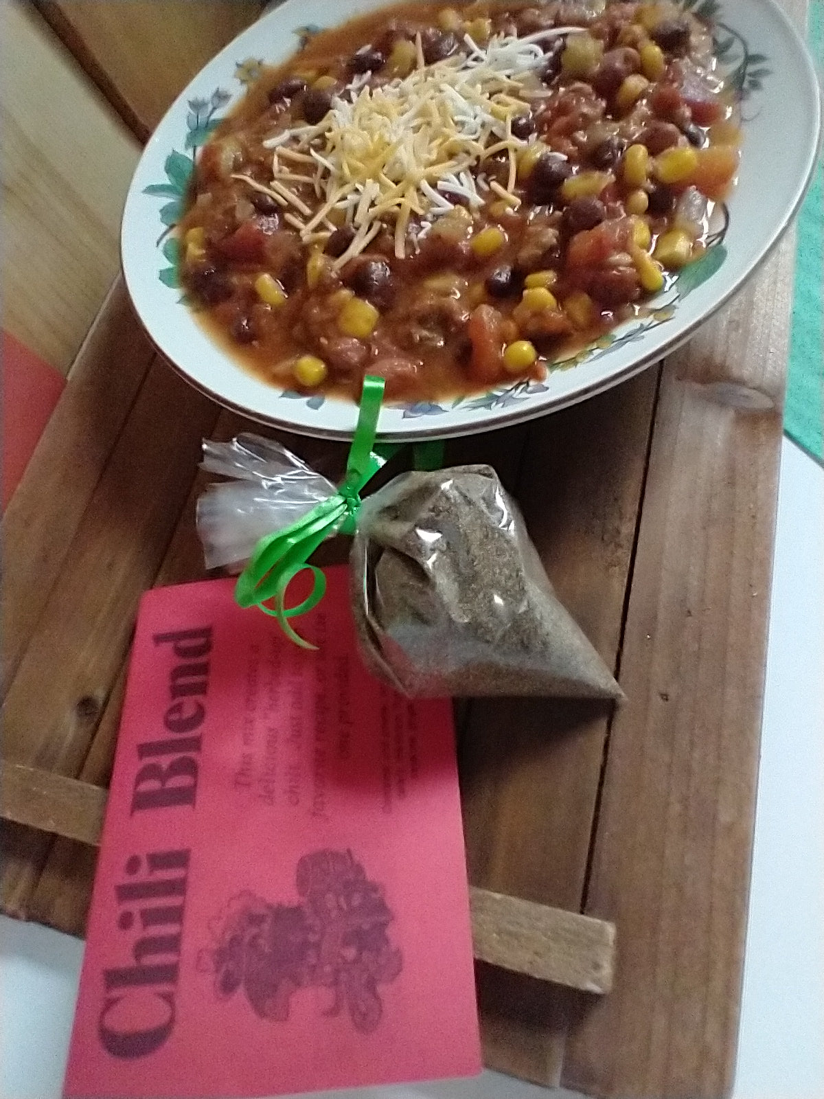 Chili Herb Blend, Gourmet dry soup mix, can be vegan or vegetarian, organic