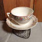 Collectible Vintage Tea Cup with Herbal Tea, hostess gift, Honey and Tea