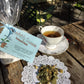 Scone and Tea Gift Package, Chocolate Chip Friendship Scone Dry Mix and Holiday Tulsi Herb Tea, gift set, gift basket