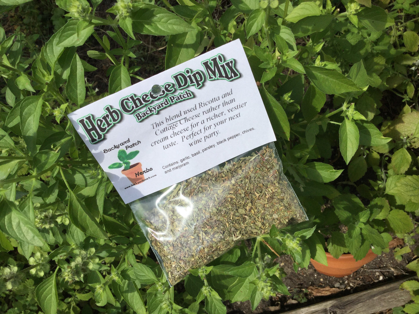 Dip Mixes Choose your Favorite, pick from many different, hand-blended, home grown herb based dip spice mixes