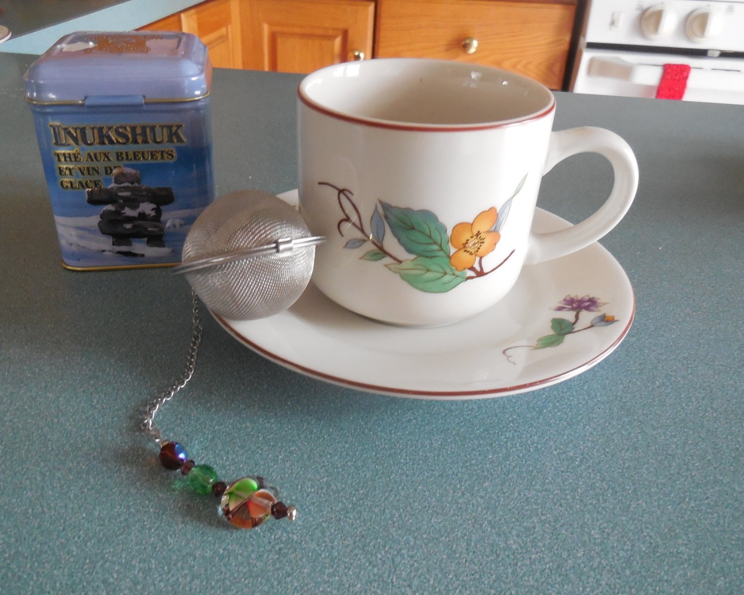 Infuser Examples Bead Decorated Tea Ball / Infuser, one-of-a-kind โ Backyard Patch Herbs