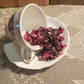 Hibiscus Rose Blush Loose Herbal Tea, rose hips, hibiscus, sage, no caffeine