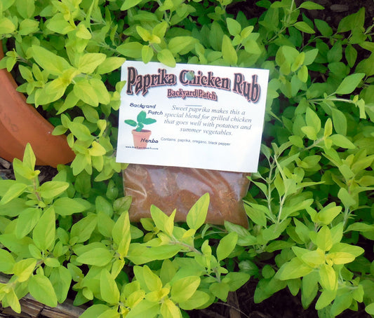 Paprika Chicken Meat Rub, Hand-blended dry salt free cooking herb mix, gluten free