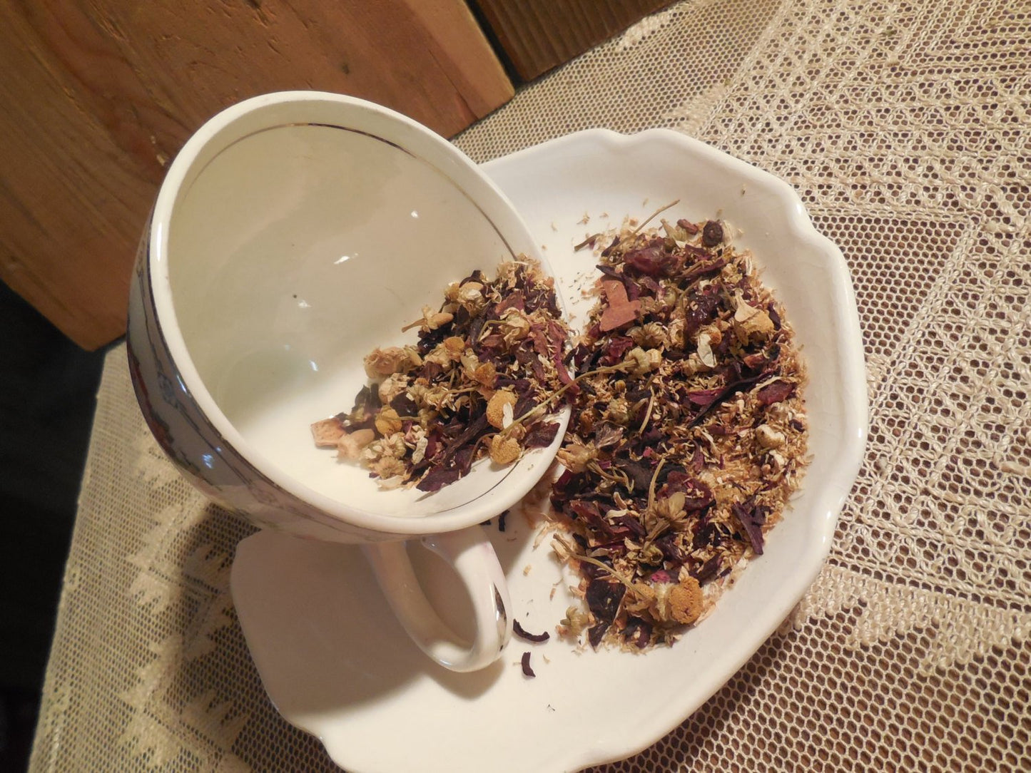 Teatime Loose Herbal Teas, Chamomile, orange, rosehips & Hibiscus