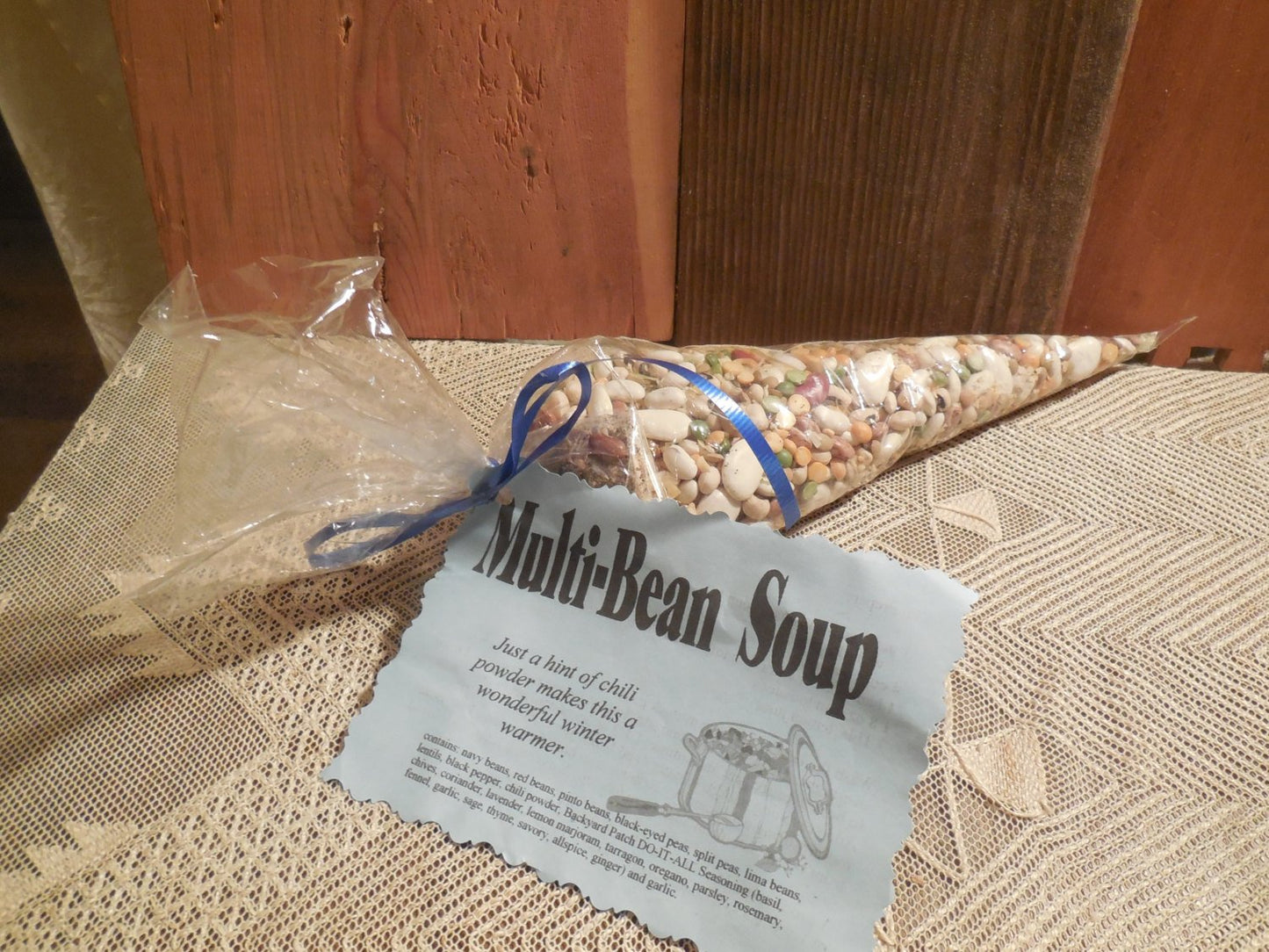 Multi Bean / 10 Bean Soup Mix | Gourmet dry soup mix | vegan | organic | Backyard Patch Herbs