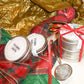 Herb Tea Tower Gift Package, set of three, herbal tea tins, ribbon, gift basket