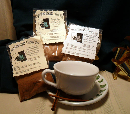 Instant Herbal Hot Chocolate - Cocoa Mixes, set of 2, you choose