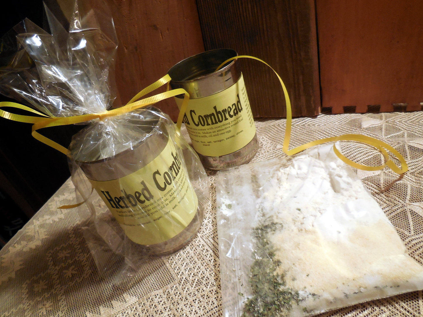 Pair of Herbed Cornbread Mix in a Can, set of two (2)