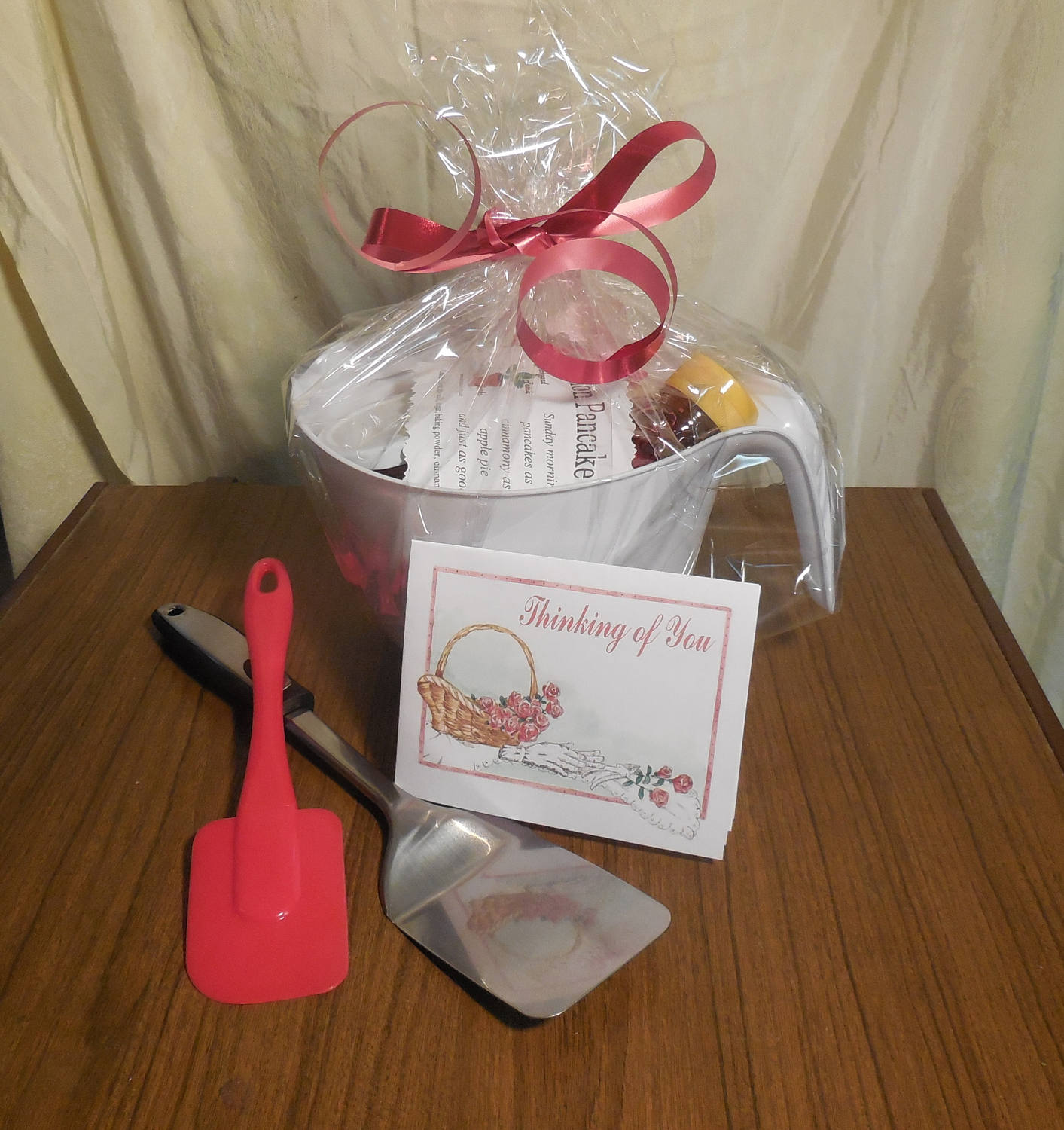 Cinnamon Pancake Breakfast Basket Gift in a Batter Bowl