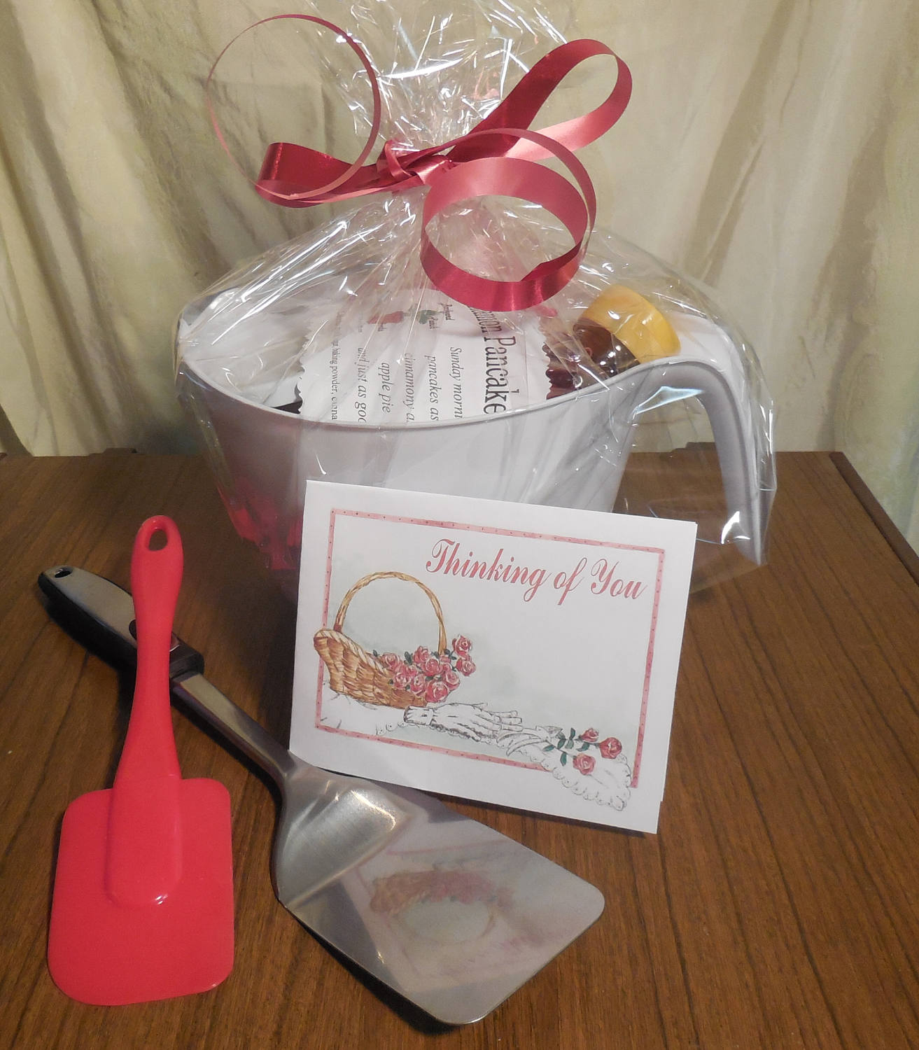 Cinnamon Pancake Breakfast Basket Gift in a Batter Bowl