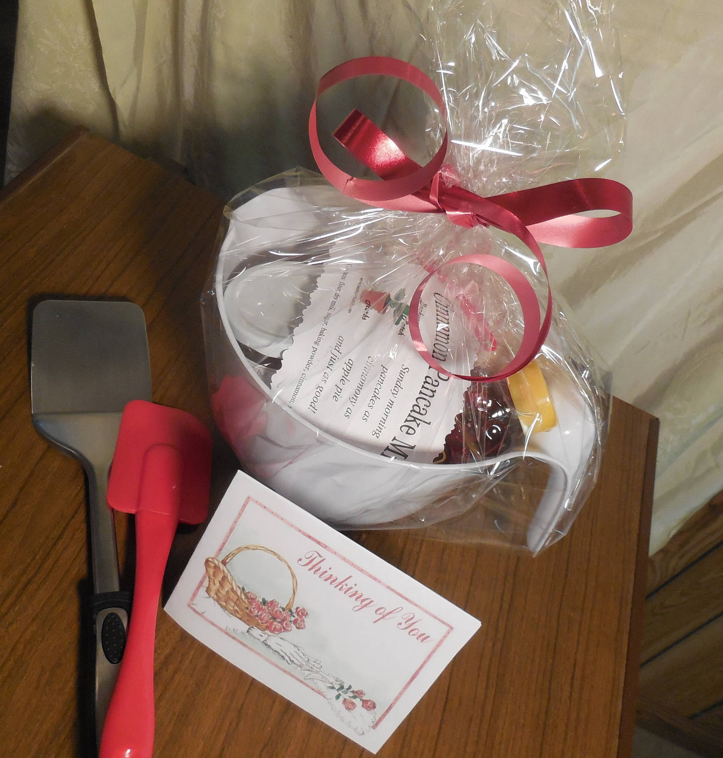 Cinnamon Pancake Breakfast Basket Gift in a Batter Bowl