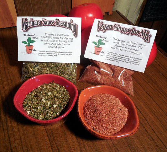 Vegan Sloppy Joe Mix, Hand-blended dry Herb Seasoning Mix, gluten free, vegan