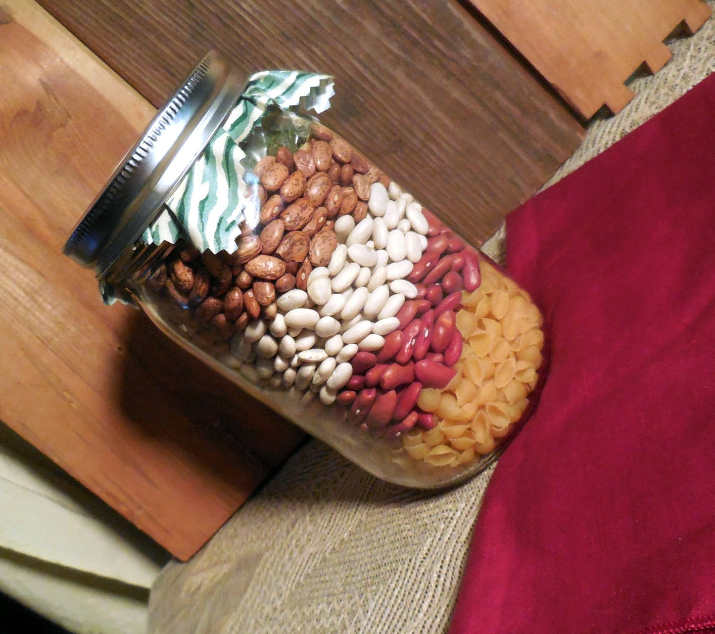 Pasta Fagioli or Pasta Fasule Soup in a Jar | Gourmet dry soup mix | vegan | organic | Backyard Patch Herbs | Pasta Fazuul