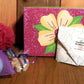 Bath Spa Box Gift Set, Lavender/ Pink, Bath Salts, Bath Fizz, Body Butter