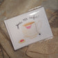 Greeting Card, Tea Theme Blank Card with tea bag, you are tea-riffic