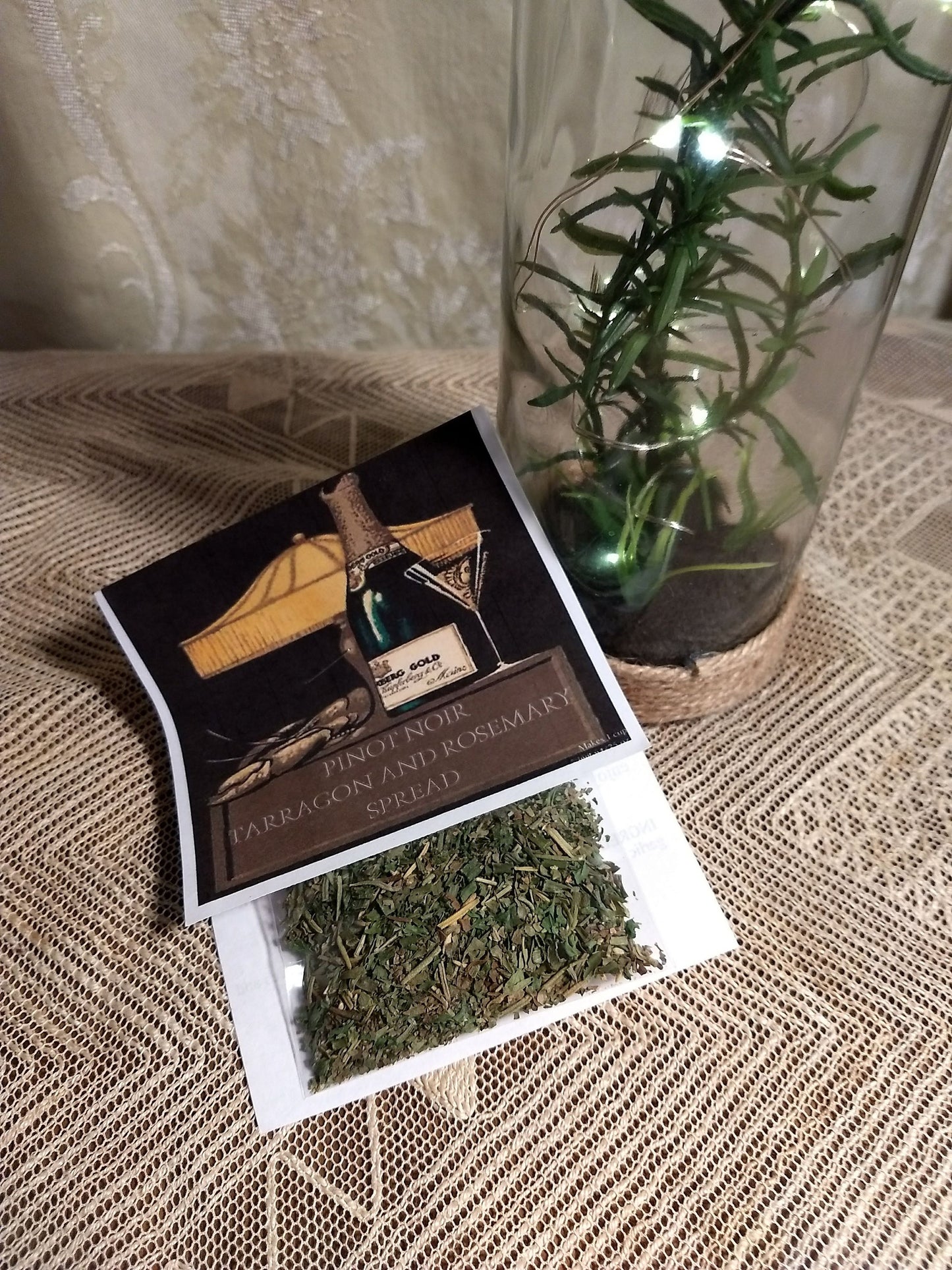 Wine Dip Mixes, 6 different herb blends for mixing a dip with wine