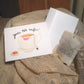 Greeting Card, Tea Theme Blank Card with tea bag, you are tea-riffic