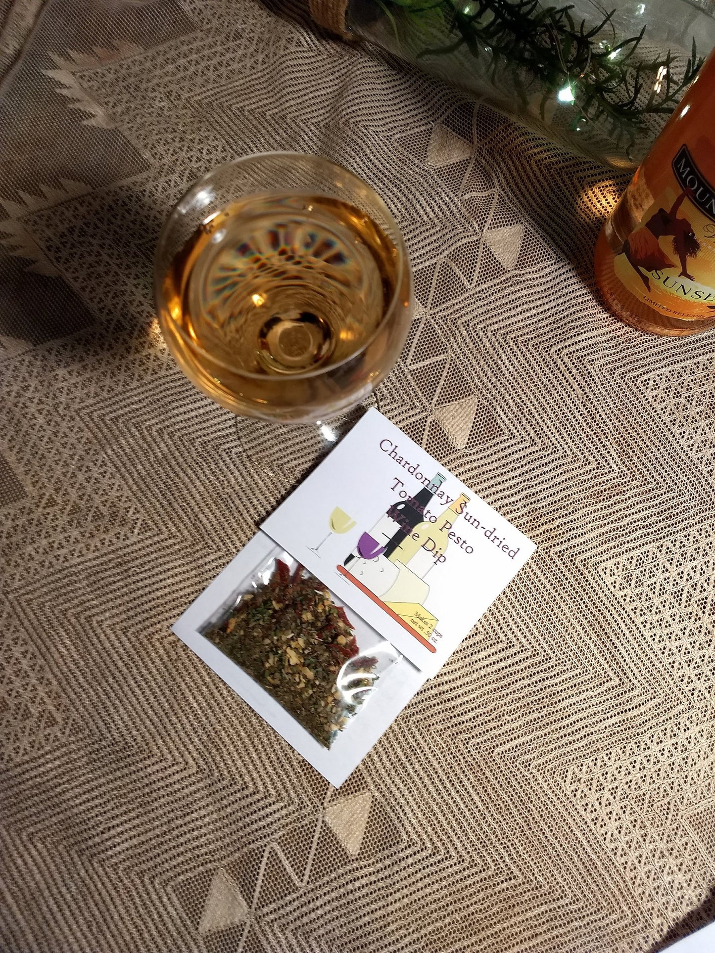 Wine Dip Mixes, 6 different herb blends for mixing a dip with wine