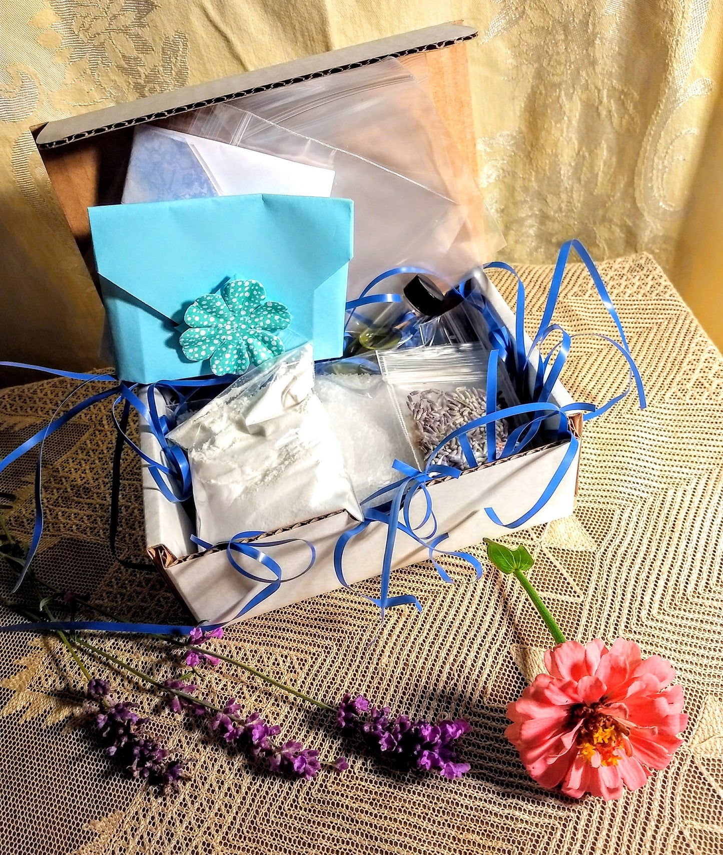 DIY Bath Salts Kit, create homemade bath soak with everything you need