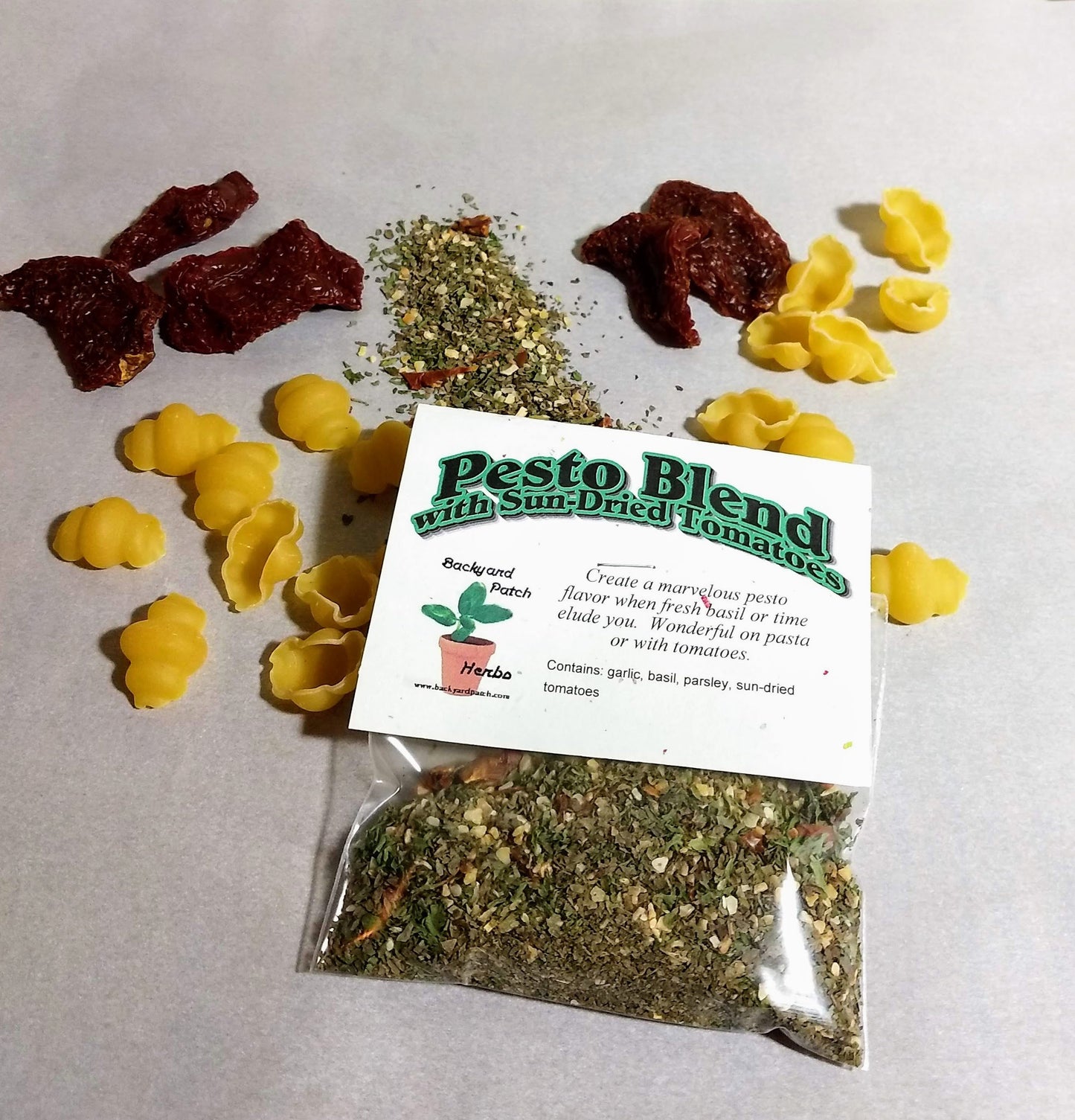 Sun-dried Tomato Pesto Blend Herb Sauce Mix, dry herbs, no salt, gluten free