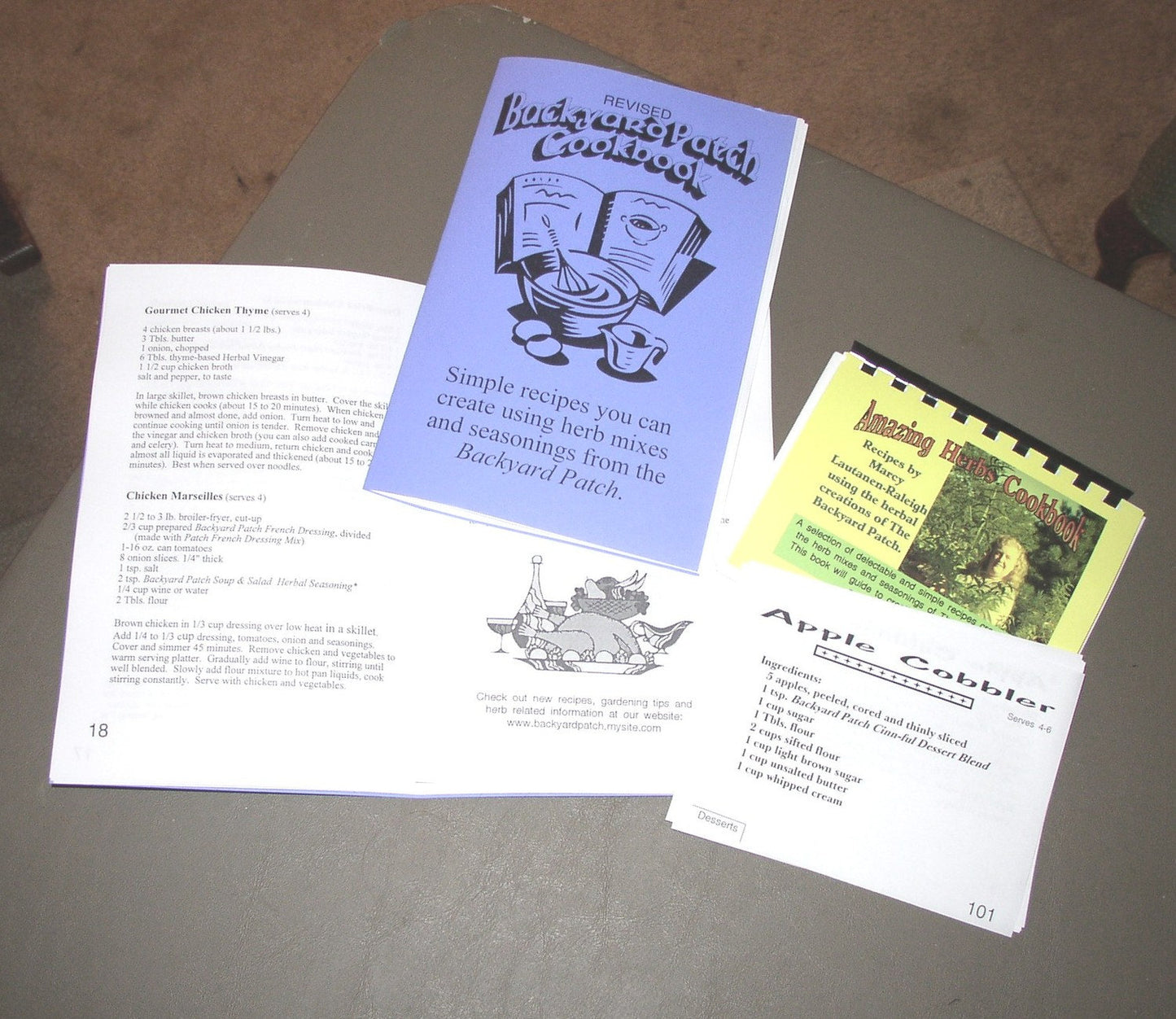 Herb Cookbook by Marcy Lautanen-Raleigh of Backyard Patch Herbs