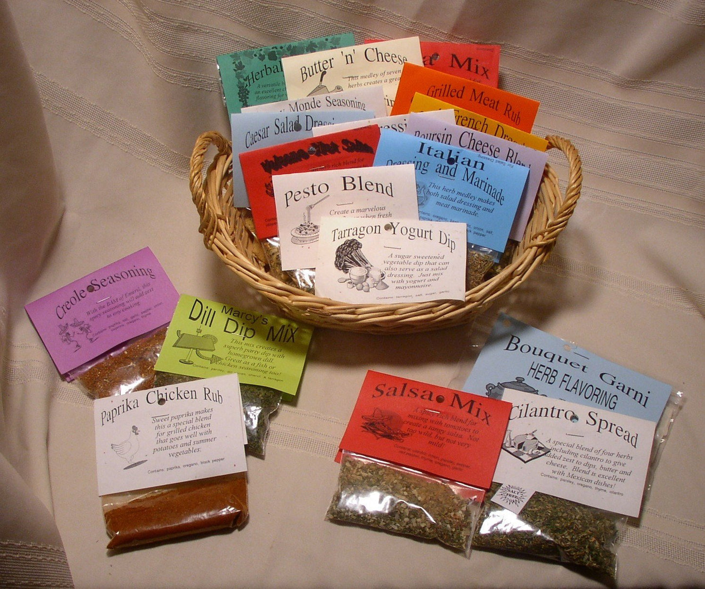 Herb Seasoning Blends for Dips, dressings, rubs and more, Choose your flavor