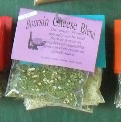 Boursin Cheese Blend, Hand-blended, salt-free, dry Herb Mix, cream cheese mix, savory herbs and garlic