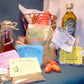 Pasta Dinner in a Basket, seasonings, recipes and ingredients