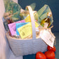 Pasta Dinner in a Basket, seasonings, recipes and ingredients