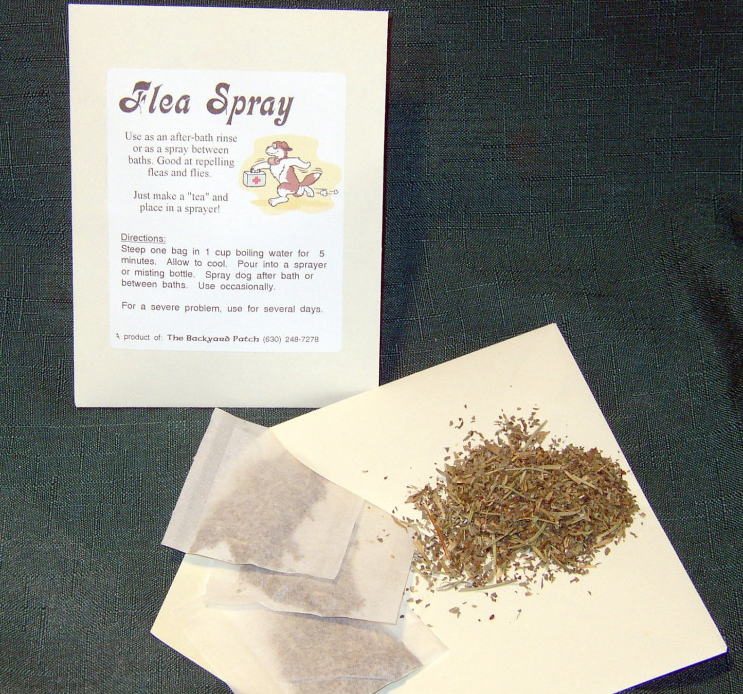 Herbal Flea Repellant Spray, for cats and dogs, chemical-free