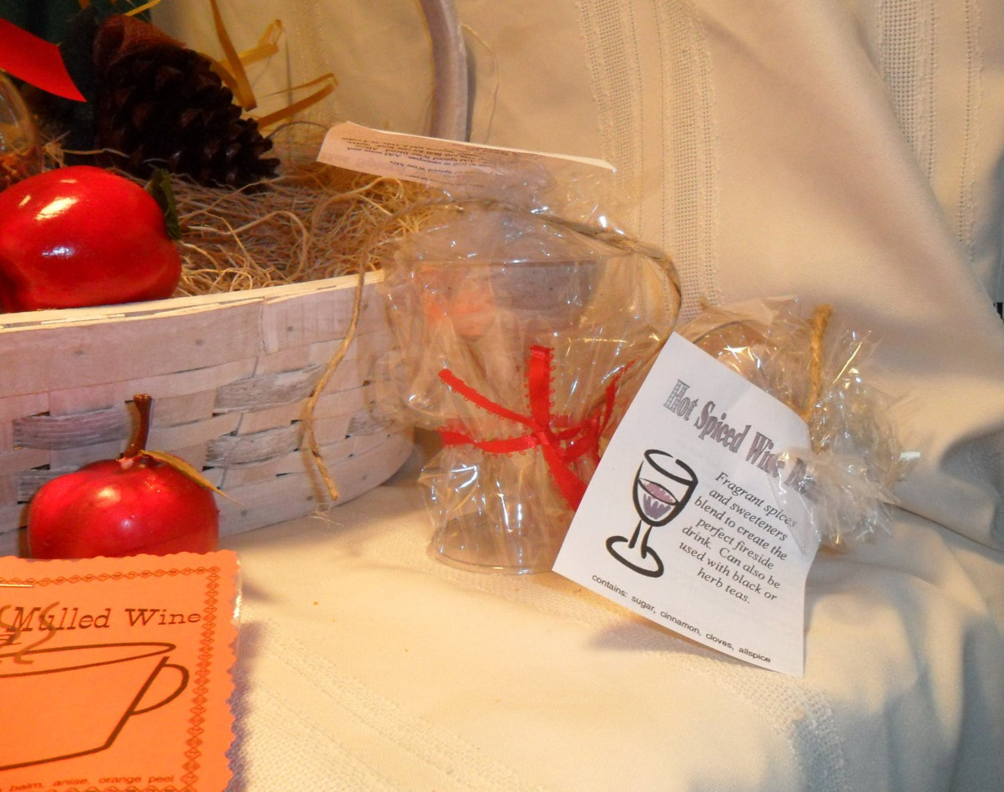 Hot Spiced Wine Blend, makes hot cider and wine into a treat