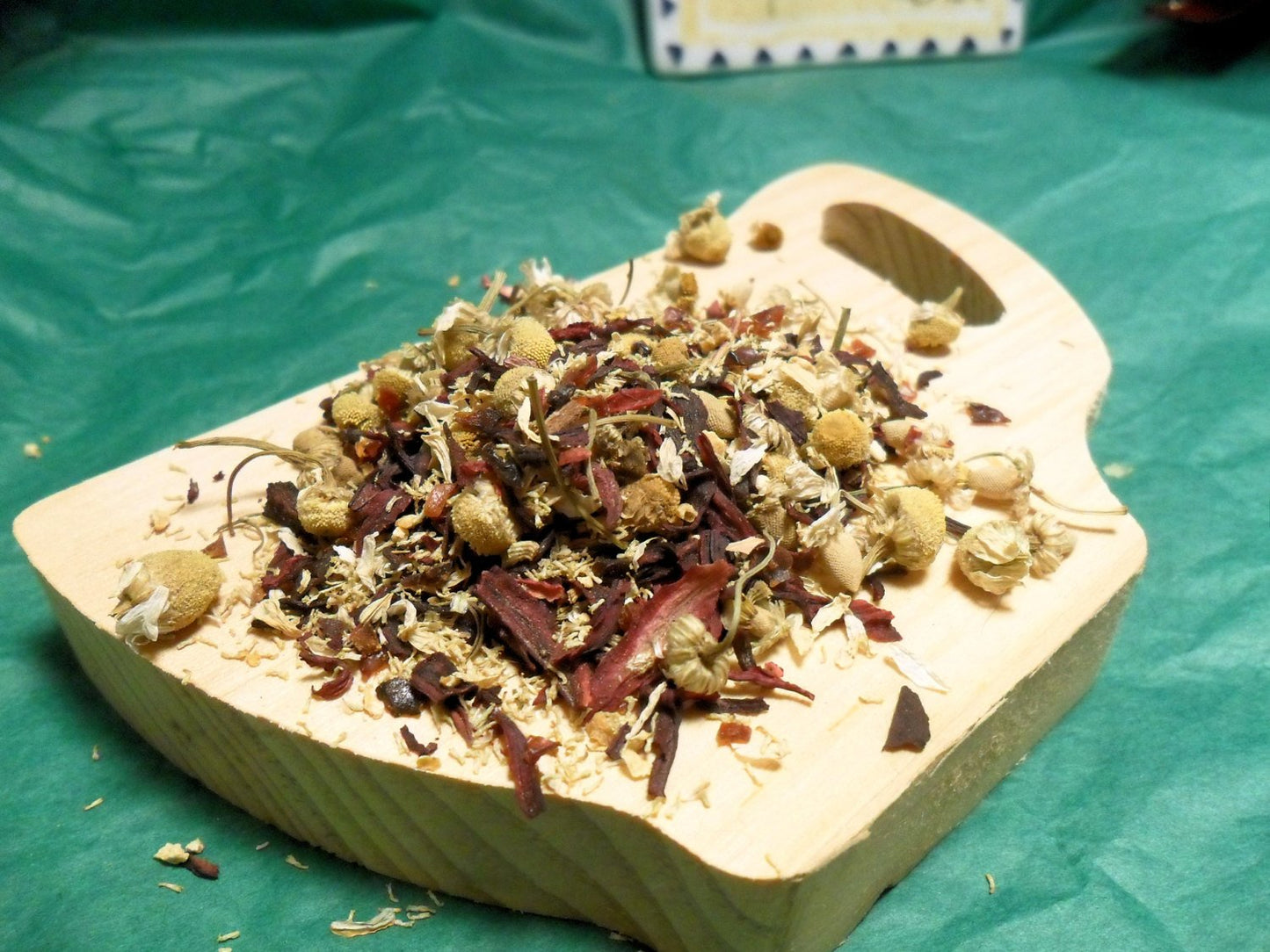 Teatime Loose Herbal Teas, Chamomile, orange, rosehips & Hibiscus