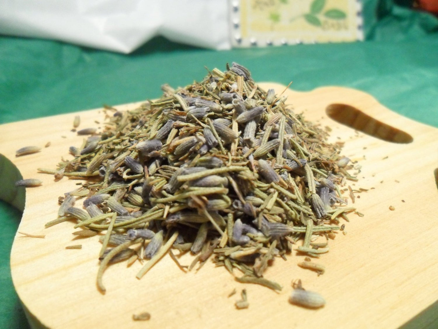 Headache Relief Loose Herbal Tea, lavender, thyme, rosemary, 100% caffeine free and organic