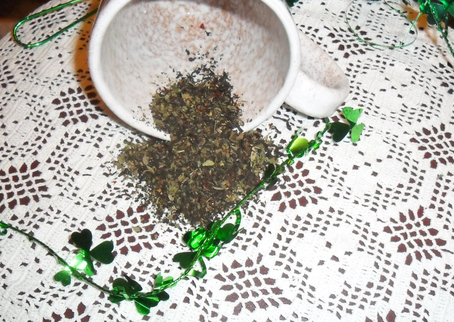 Shamrock Black Tea with Spearmint, rosehips and Blackberry leaf | Backyard Patch Herb Tea | St Patrick's Day Irish Tea