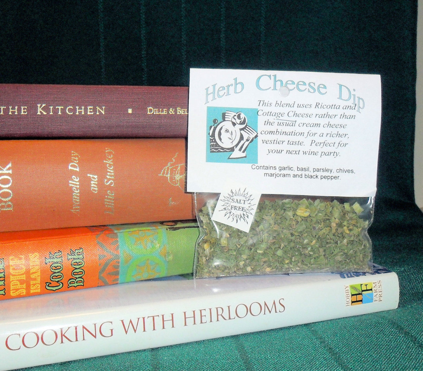 Cheese Ball, Cream Cheese Spread or Compound Butter Mixes, Natural herb blend for entertaining, hand-blended and salt-free mix