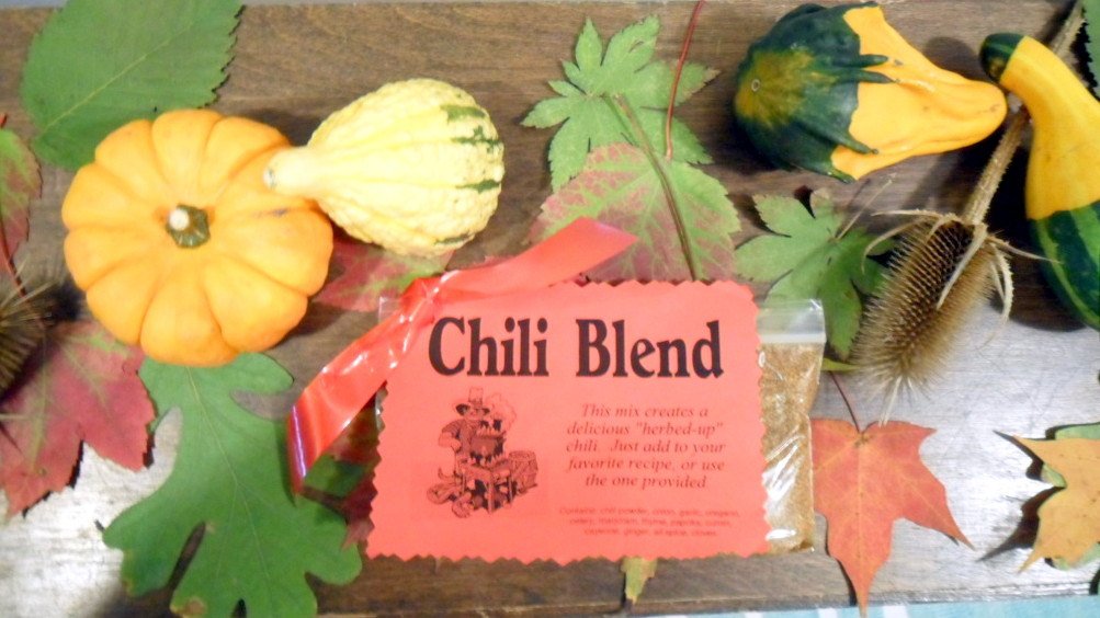Chili Herb Blend, Gourmet dry soup mix, can be vegan or vegetarian, organic