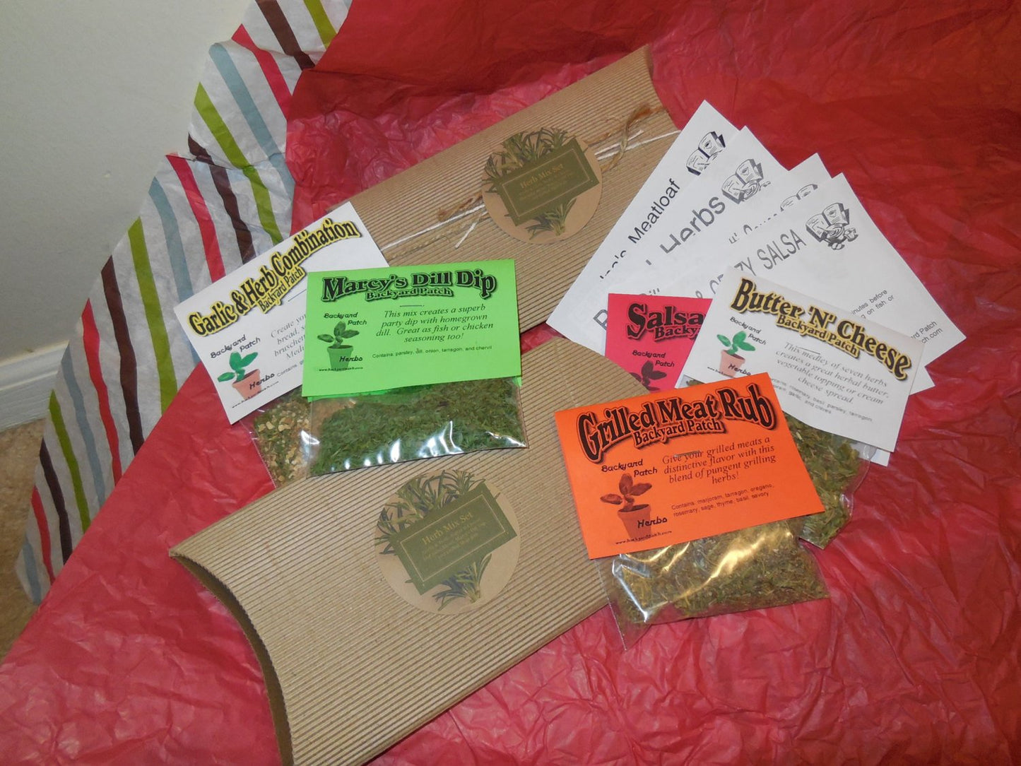 Grill Master Set of 5 dry Herb Seasoning Blends