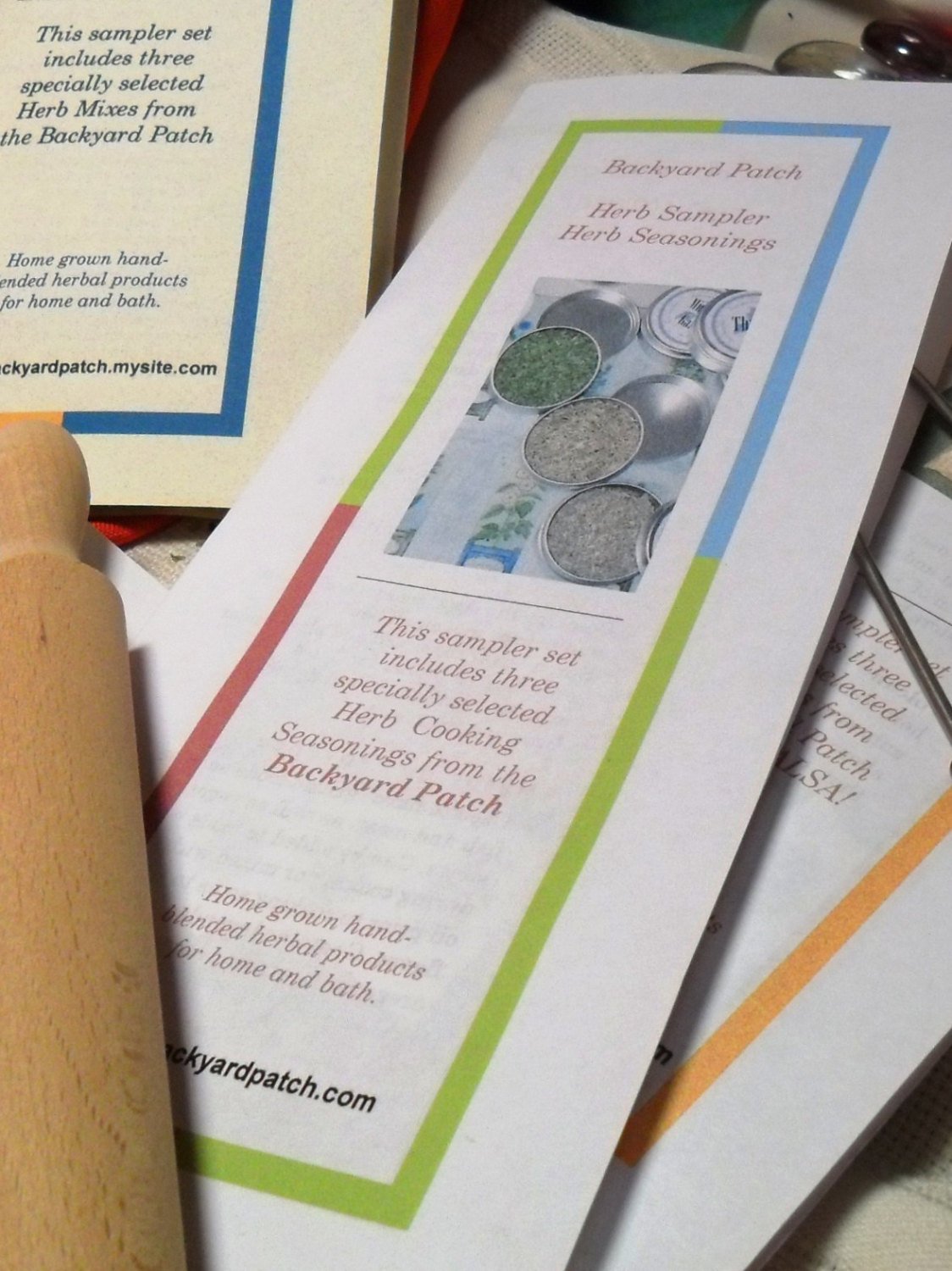 6 month subscription Herb Sampler of the Month, dried herbs, recipes